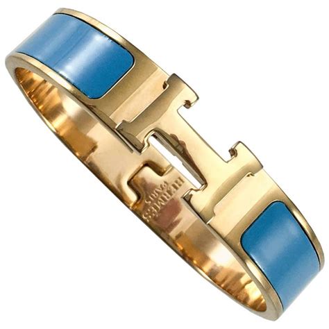 hermes clic h blue|Hermes clic h bracelet review.